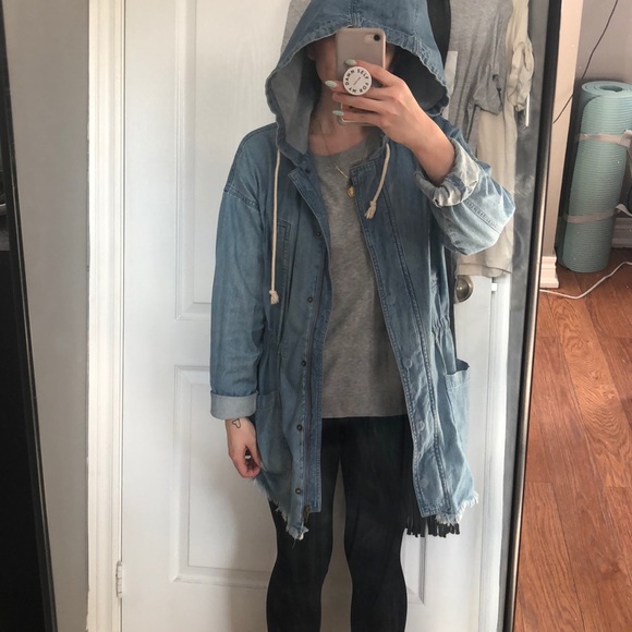 Jean trench coat - Picture 3 of 6